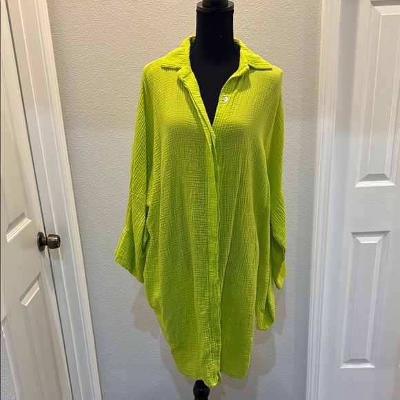 made in italy Tops - Lime Green Women's Top